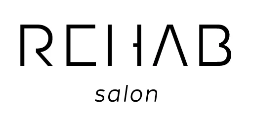 The final REHAB salon logo