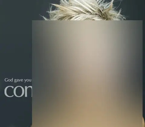 Print / mailer, faces blurred