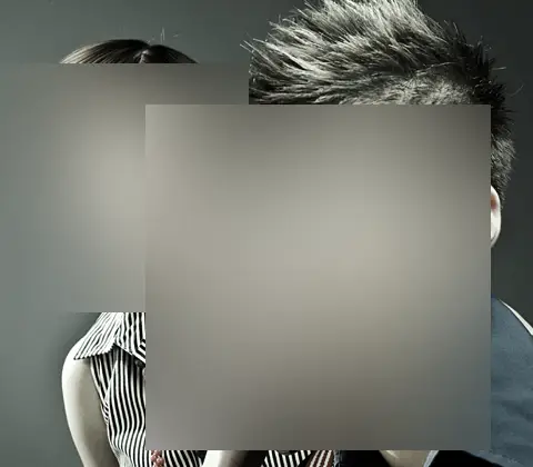 Print / mailer, faces blurred