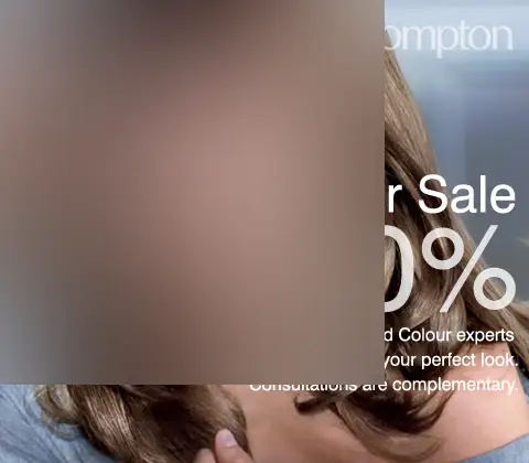 Print / mailer, faces blurred
