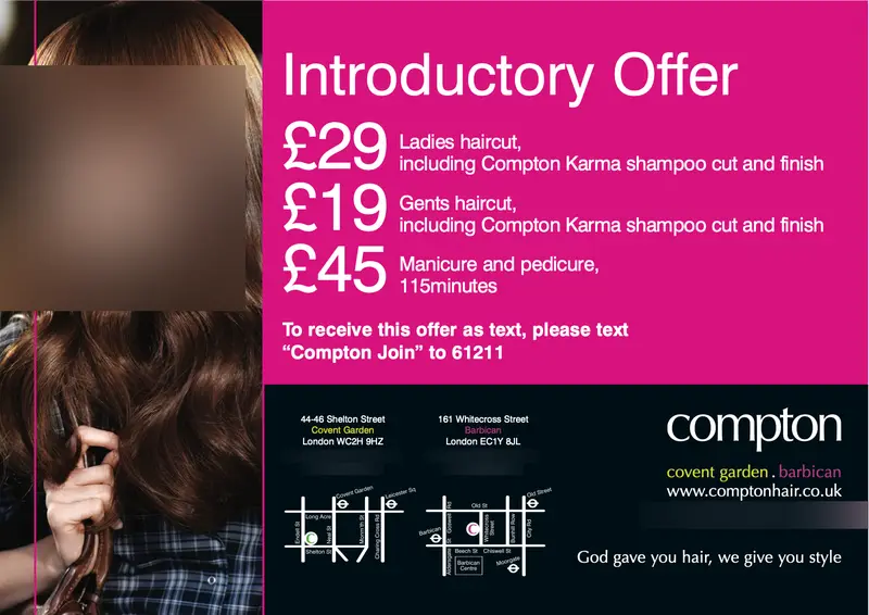 Print / mailer, page 2 of 2, faces blurred