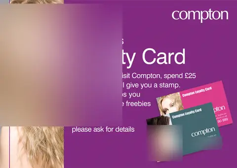 Print / mailer, faces blurred