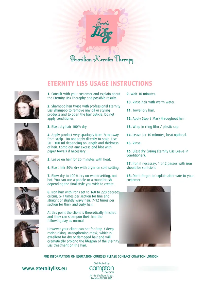 Brochure / info sheet, faces blurred