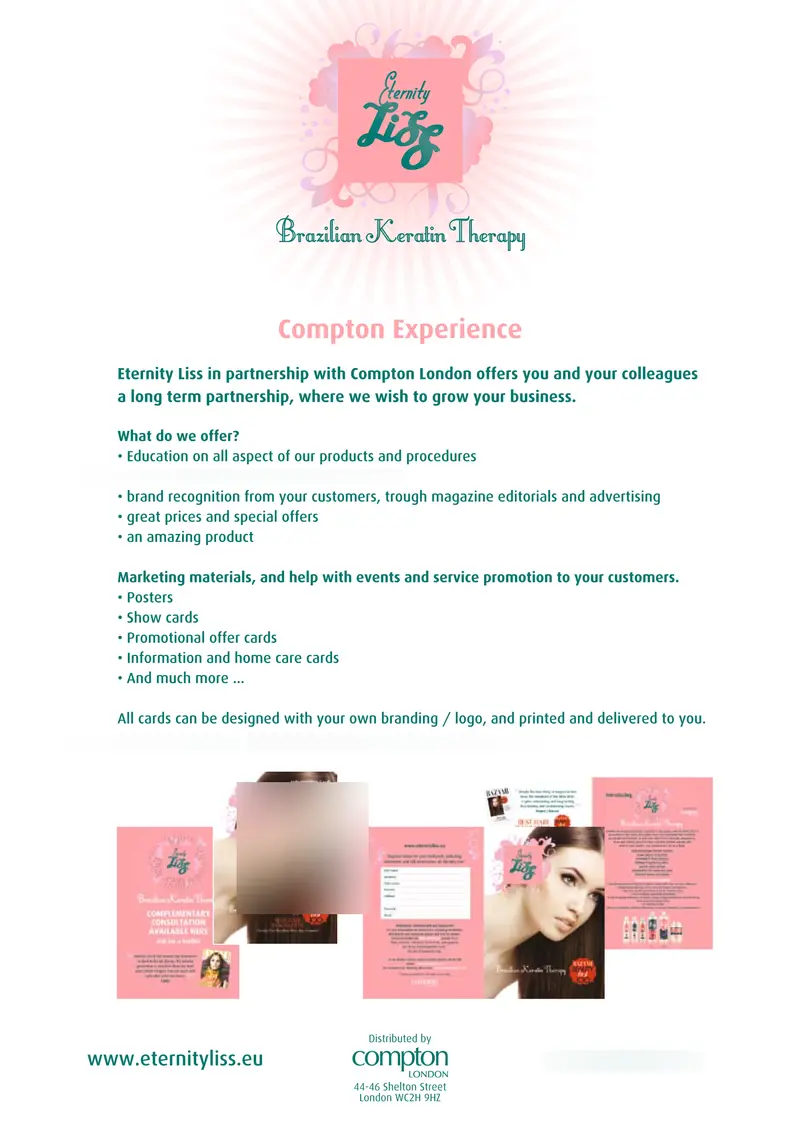 Brochure / info sheet, faces blurred