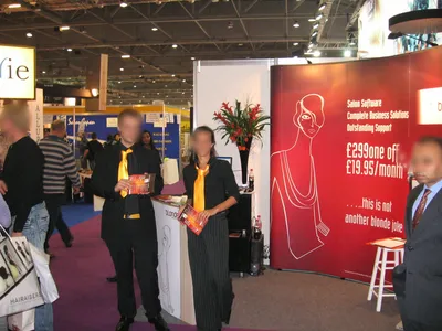 The Blonde Soft stand at ExCeL London
