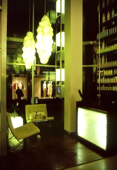 Reception and the shop window