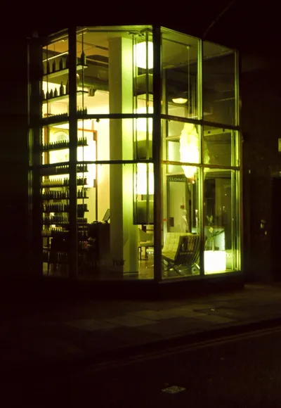 Compton Hair, Covent Garden, at night