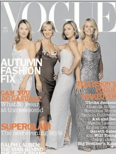British Vogue cover, November 2002