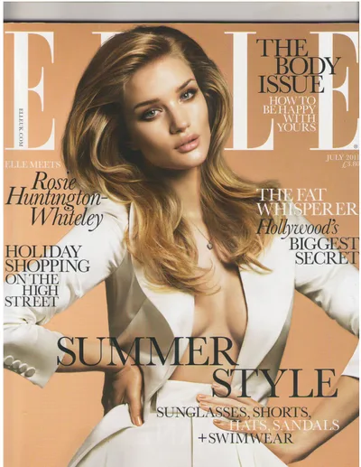 Elle UK cover, July 2011