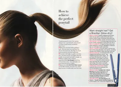 Glamour UK, November 2009: the page. Faces and phone numbers are blurred.
