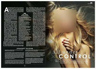 The Sunday Times Style, June 2014: the page. Faces and phone numbers are blurred.